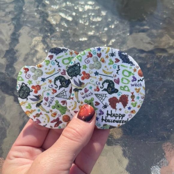 Disney Halloween Car Coaster Set - Picture 4 of 11